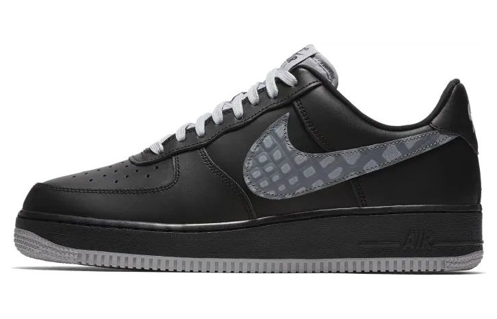 Nike Air Force 1 Low ‘Black Croc Print’ Black/Cool Grey/Dark Grey (823511-012)