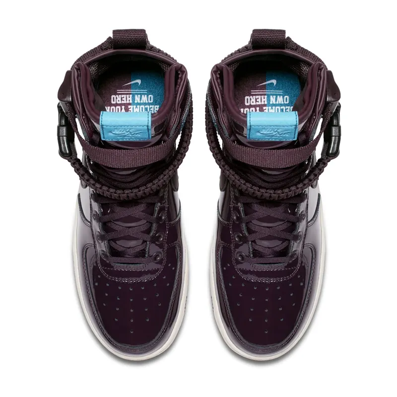 Nike SF Air Force 1 High Ruby Rose Force Is Female Port Wine (W) Port Wine/Port Wine-Space Blue (AJ0963-600)