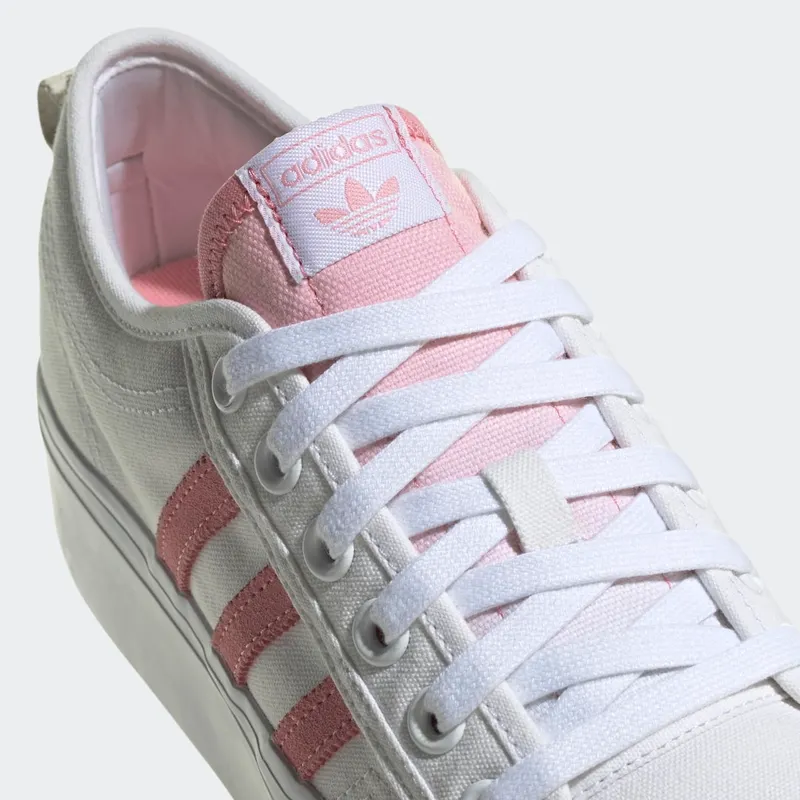 Adidas Nizza Platform Cloud White / Super Pop / Core Black (FZ6188)