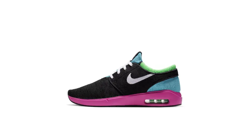 Nike SB Air Max Janoski 2 Black Cabana Black Cabana Electro Green White (AQ7477-006)