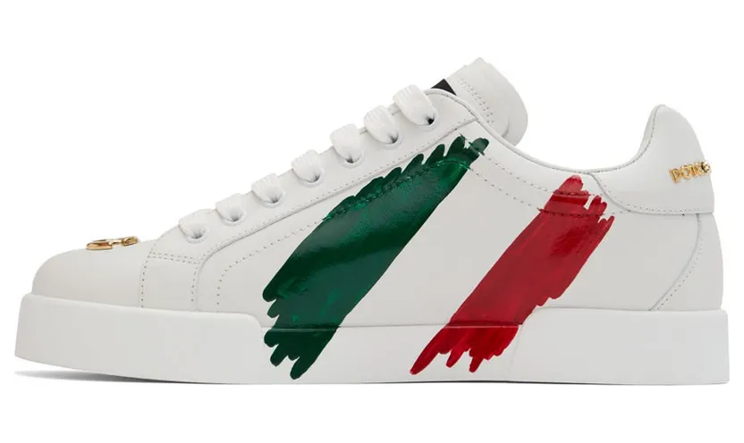 Dolce & Gabbana White Portofino Light Sneakers (CS1774 AV571) (3)