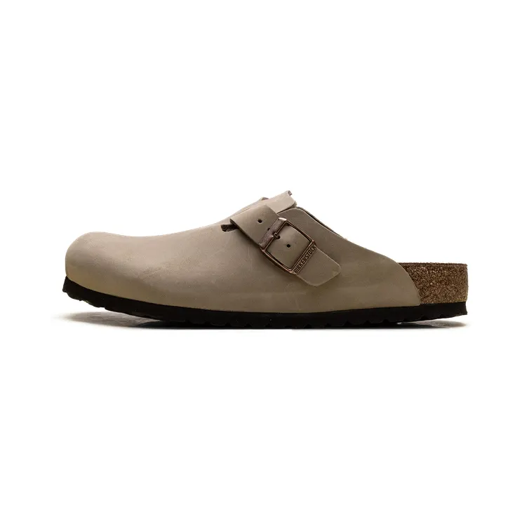 Birkenstock Boston “Oiled Leather Tobacco Brown” (0960811)