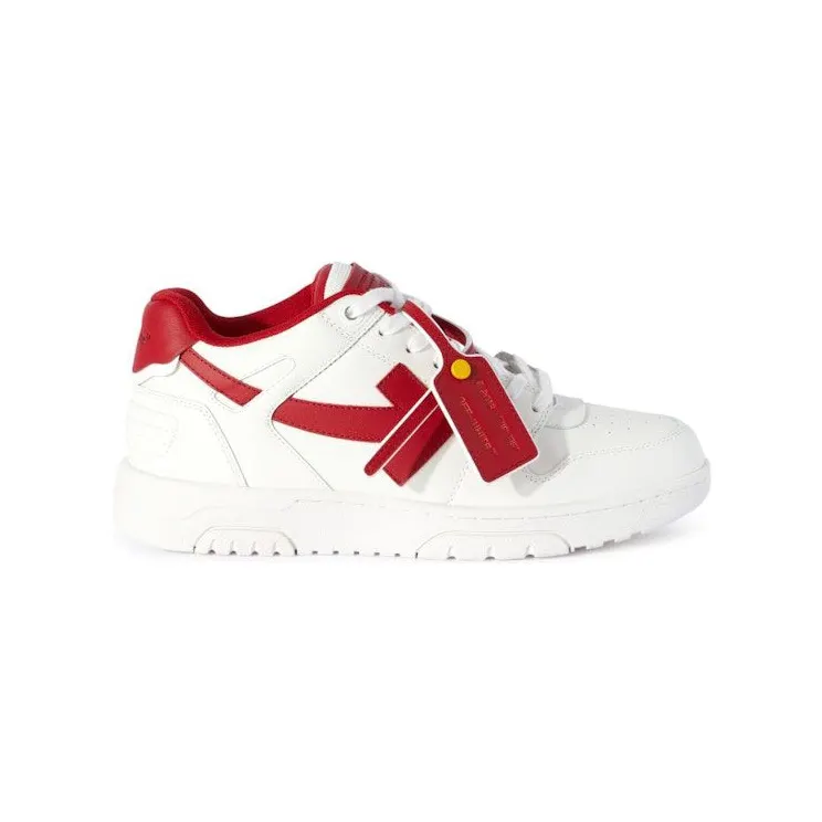 OFF-WHITE Out Of Office OOO Low Tops 2024 Lunar New Year Red White (OMIA189G23LEA0070125)