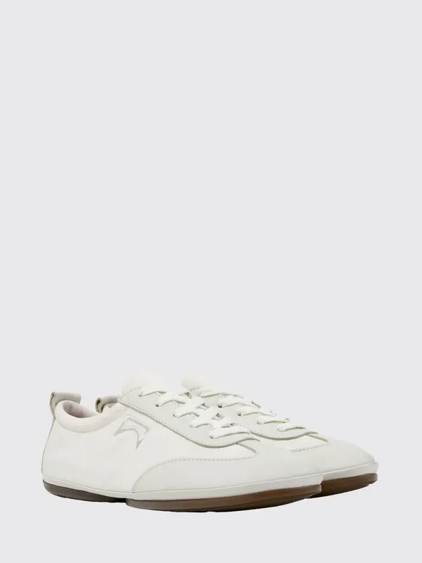 Camper Right Nina Low Top in Leather and Recycled PET White (K201967-002RIGHTNINA0)