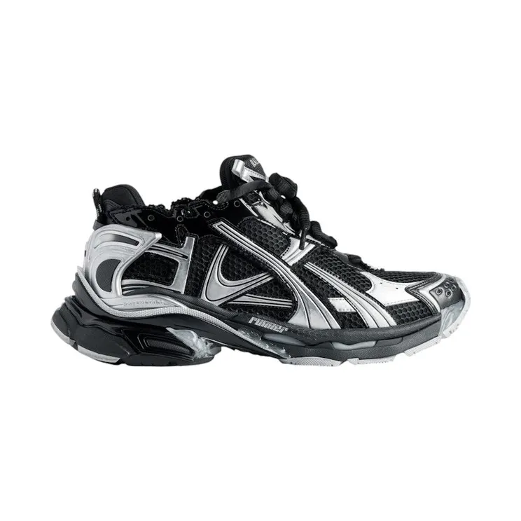 Balenciaga Runner Black Silver (772767W3RMU1100)