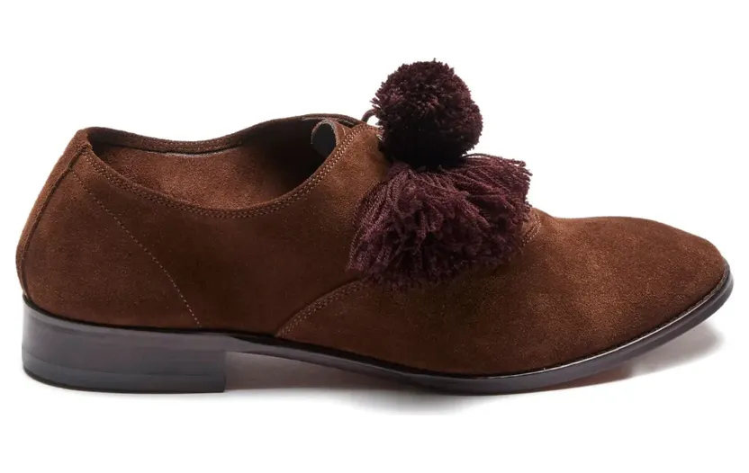Suicoke Loafers verfraaid met pompon – Bruin (OG434MKW)