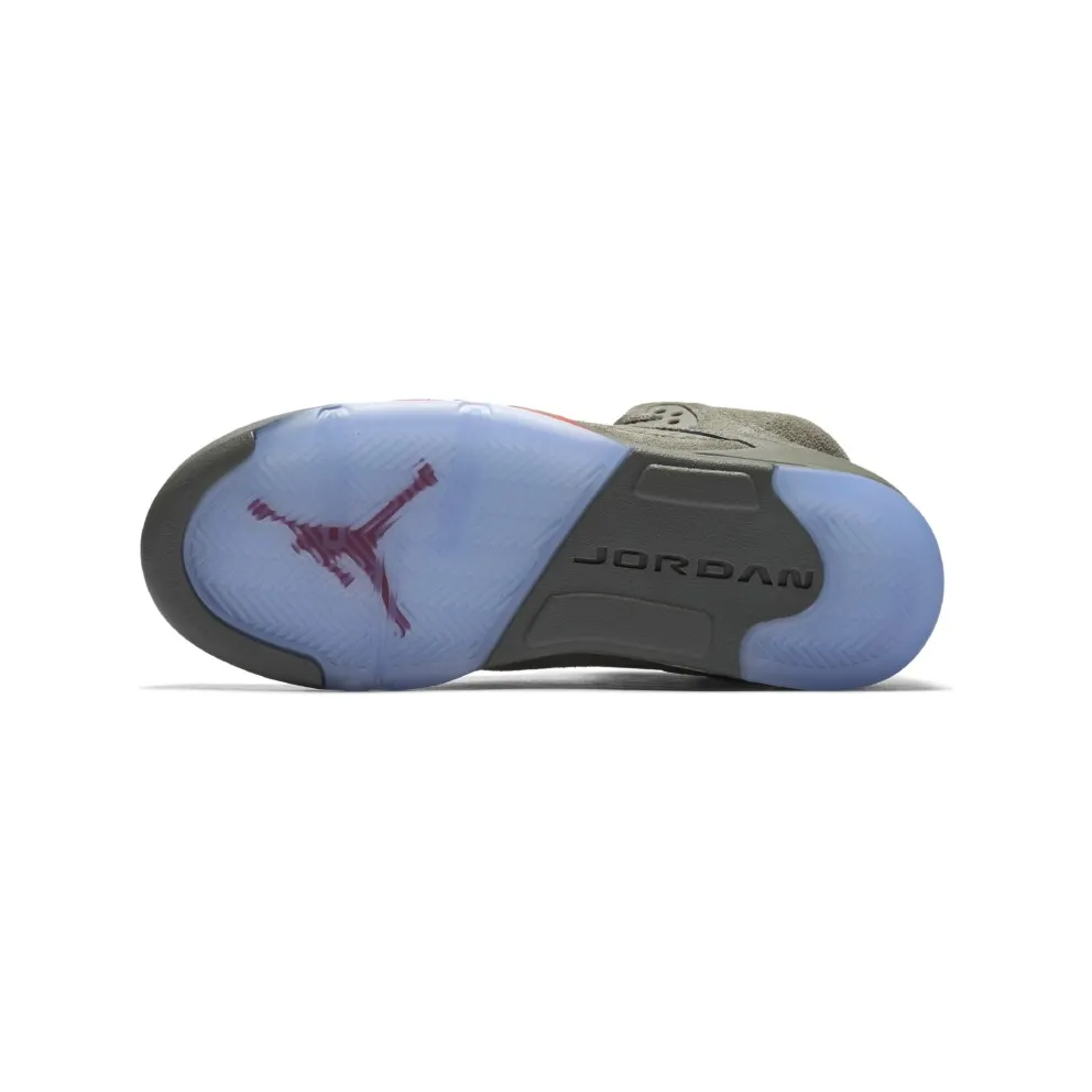 Jordan 5 Retro P51 Camo (GS) Dark Stucco/University Red-River Rock (440888-051)