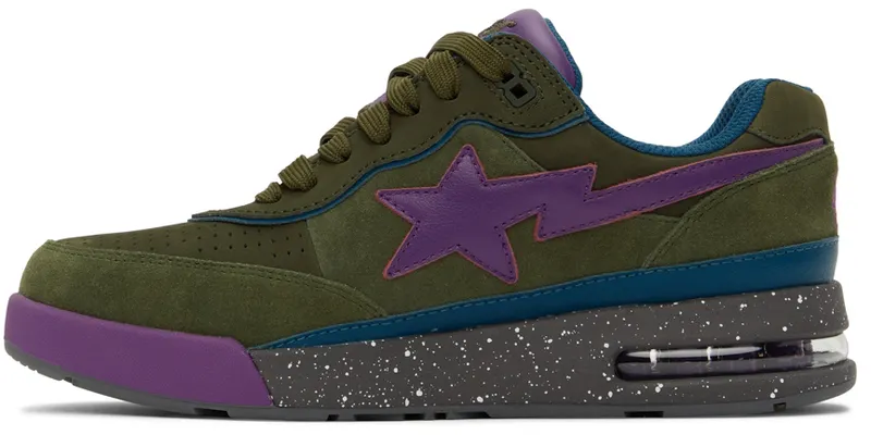 BAPE Khaki & Purple Road STA 2 (001FWI301007M)
