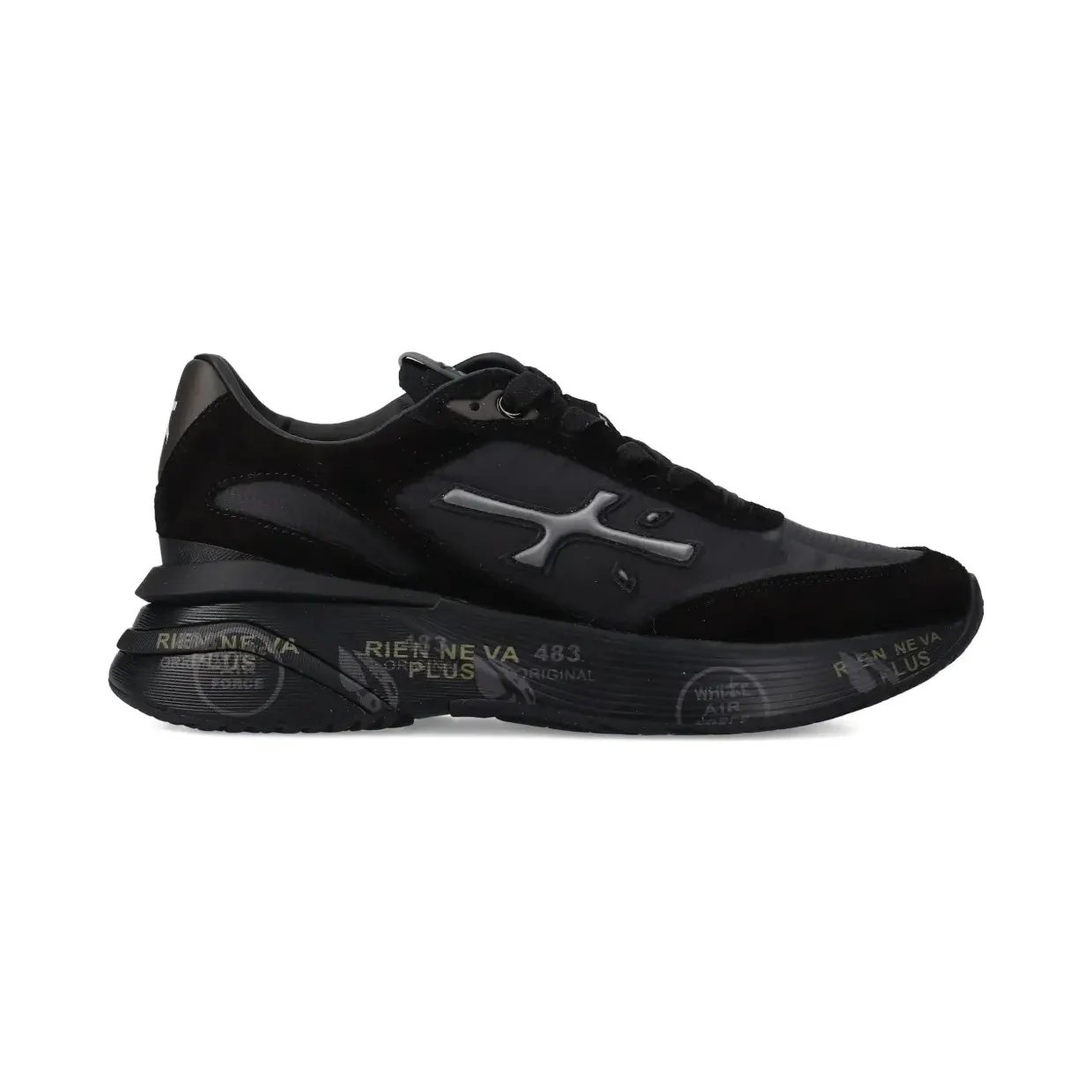 Premiata Moerund 7795 met logoprint “Black” (MOERUND7795)