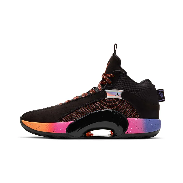 Air Jordan XXXV Orange Hyper Grape (2021) “Black / Hyper Grape / Fuchsia Blast / Total Orange” (CQ4227-004)