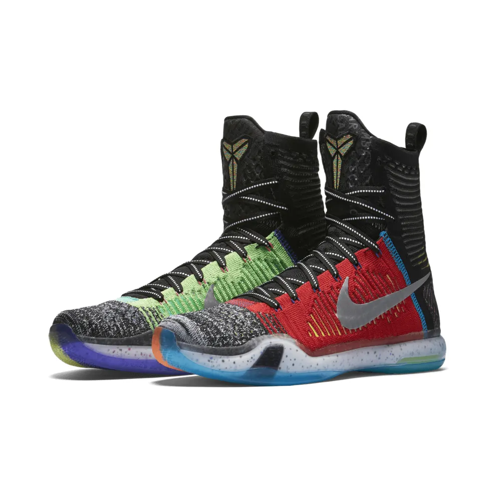 Nike Kobe 10 Elite High What the Multi-Color/Reflective Silver (815810-900)