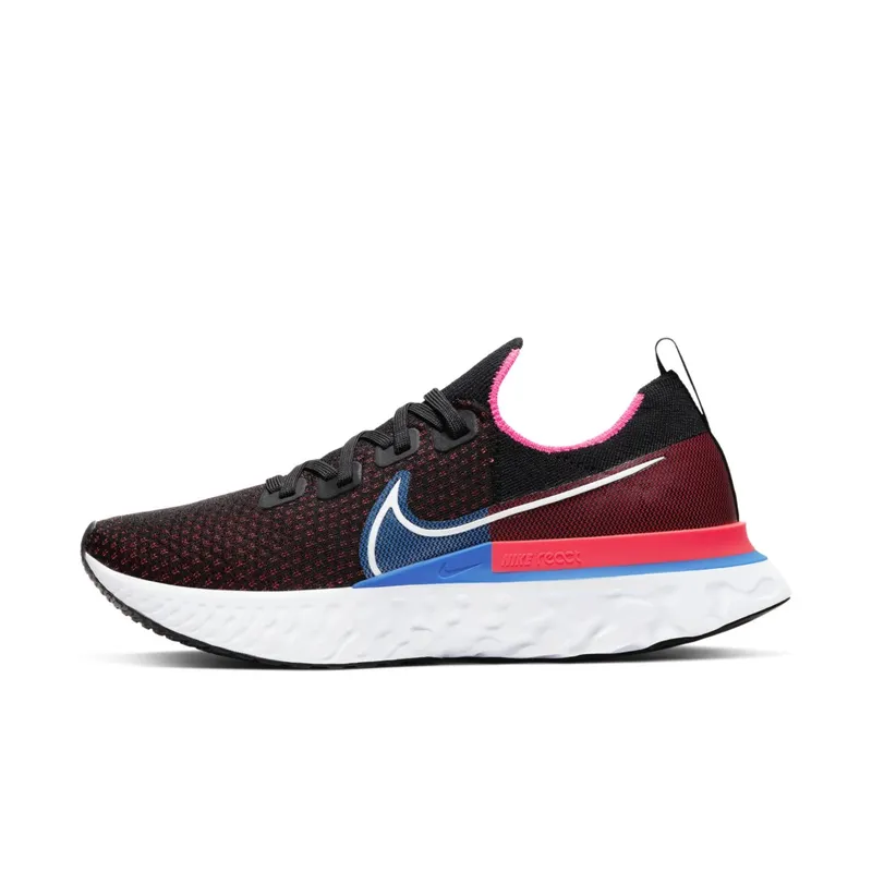 Nike React Infinity Run Flyknit Black Black/Red Orbit/Photo Blue (CD4371-005)