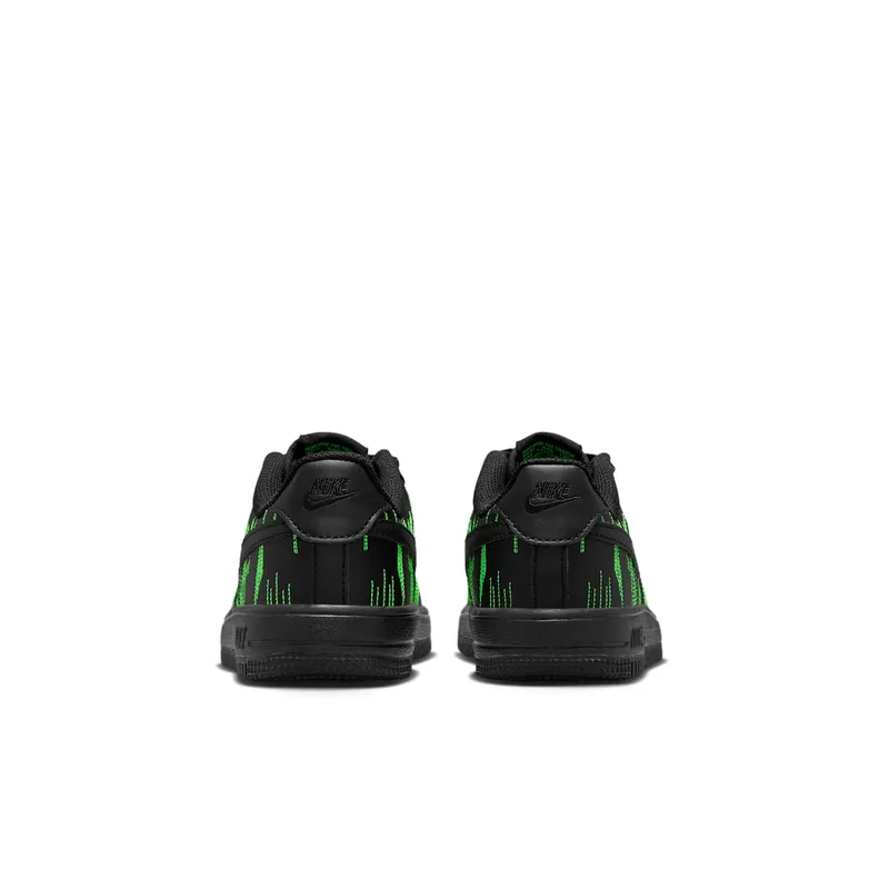 Nike Air Force One Low Black / Green Strike / Vivid Purple (IM7998-001)