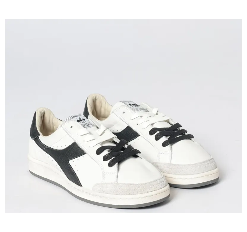 Diadora Prestige Used Leather Sneakers Black (201182230C0351)