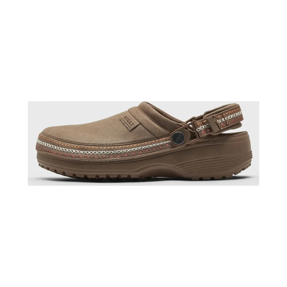 Crocs Cs Crafted Vegan Suede Stitch Brown