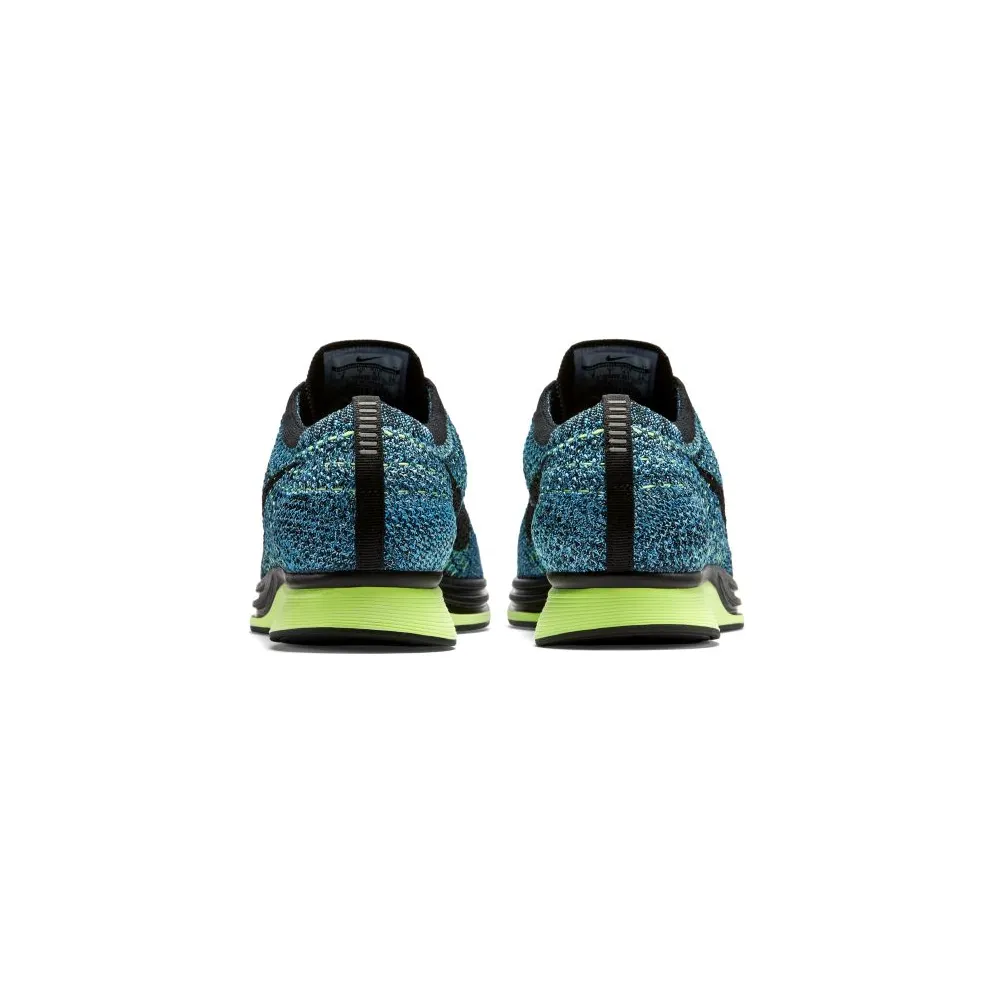 Nike Flyknit Racer Blue Lagoon Volt “Gecko” (526628-401)