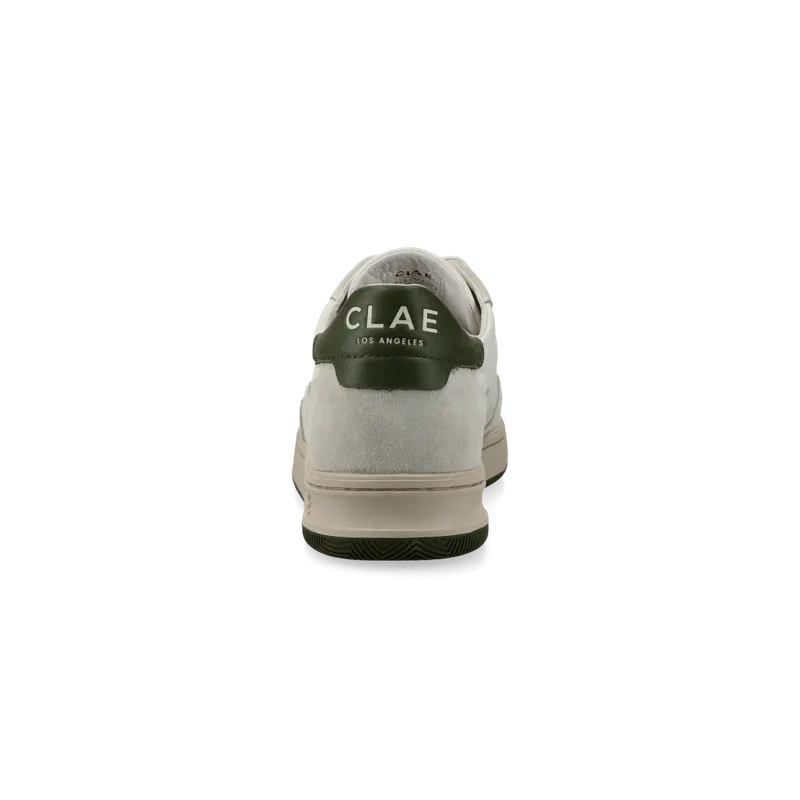 CLAE Elford (white leather olive) – CL23CEF01