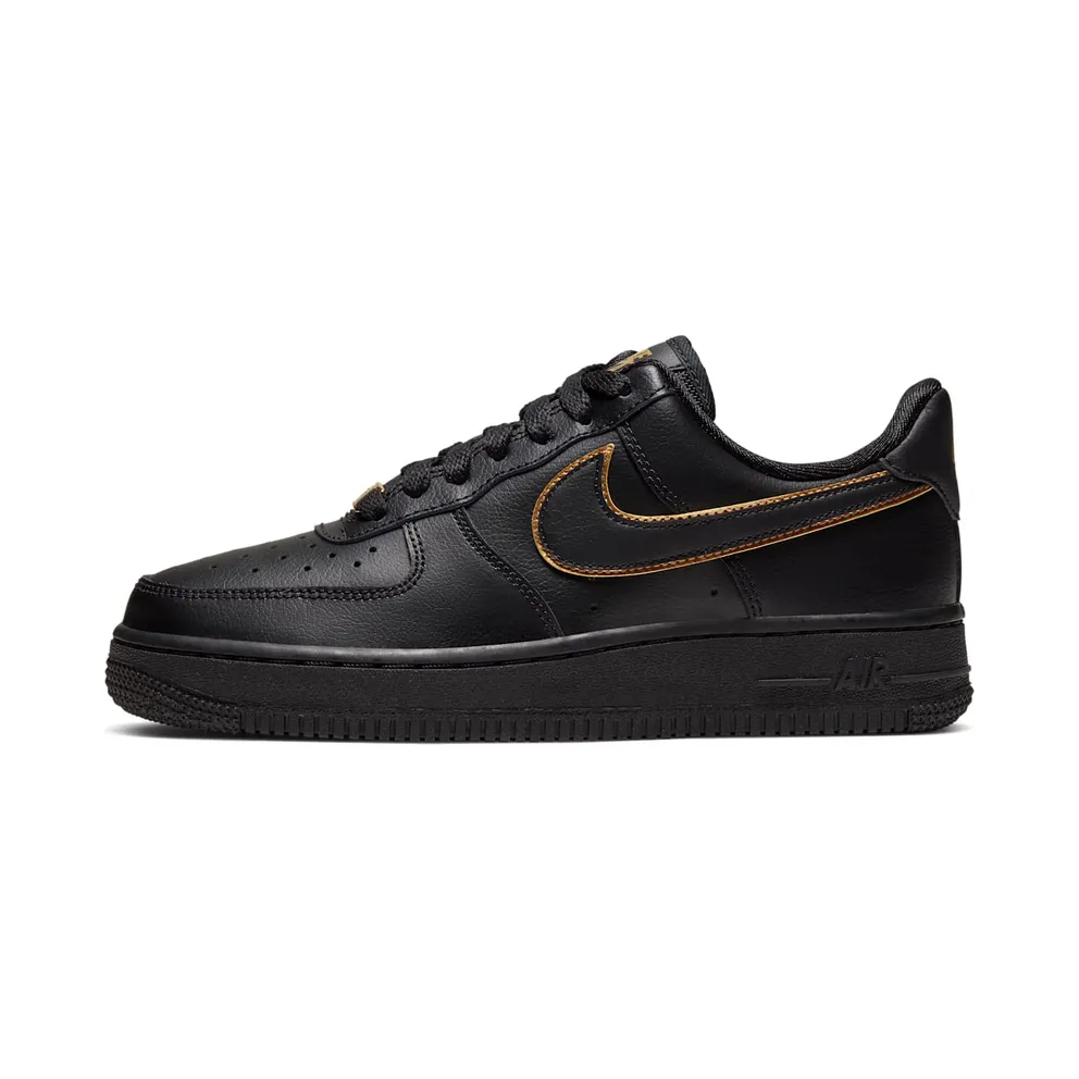 Nike Air Force 1 Low Black Gold Swoosh (AO2132-005)