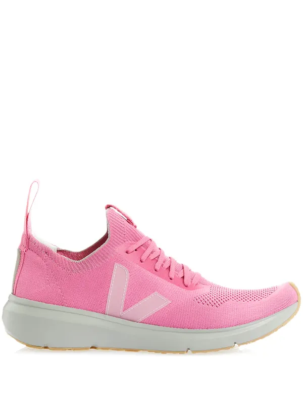 Rick Owens Runner Style 2 Sneakers in Strickoptik – Rosa (VW21S6800KVE)