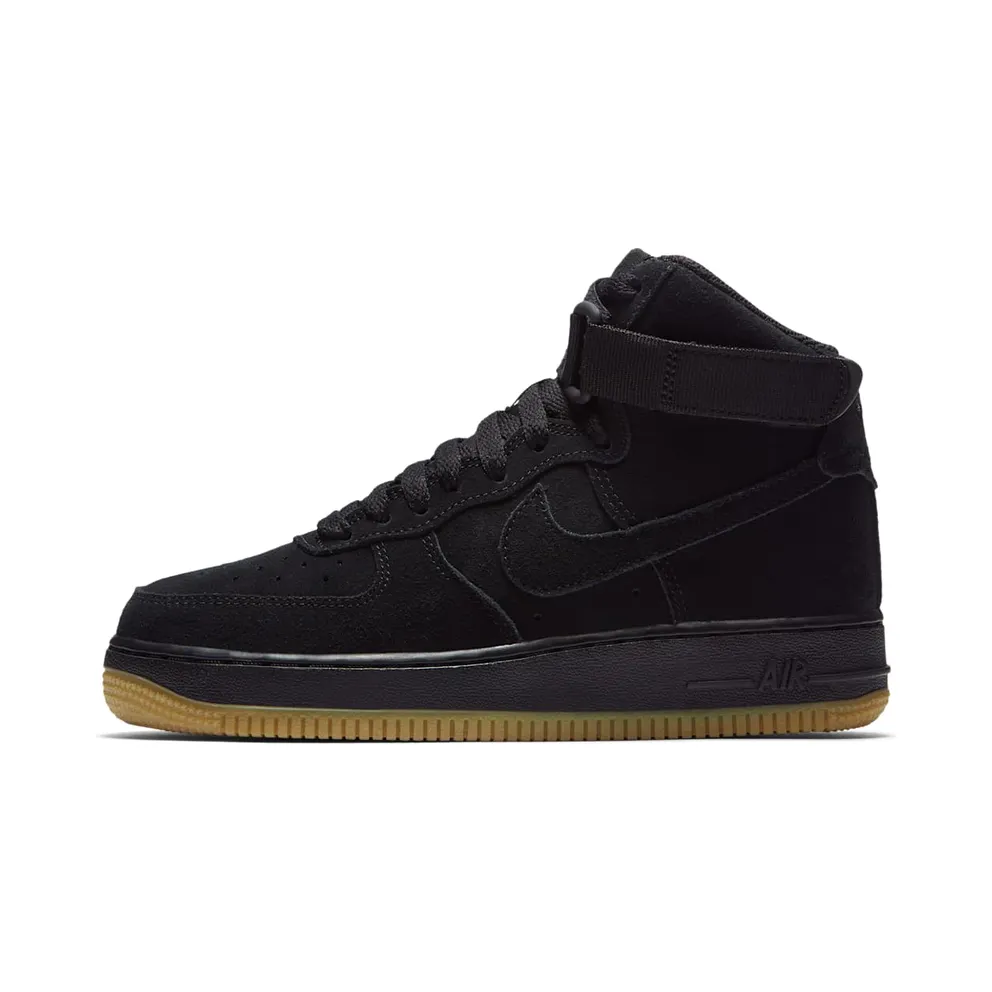 Nike Air Force 1 High Suede Black Gum (GS)