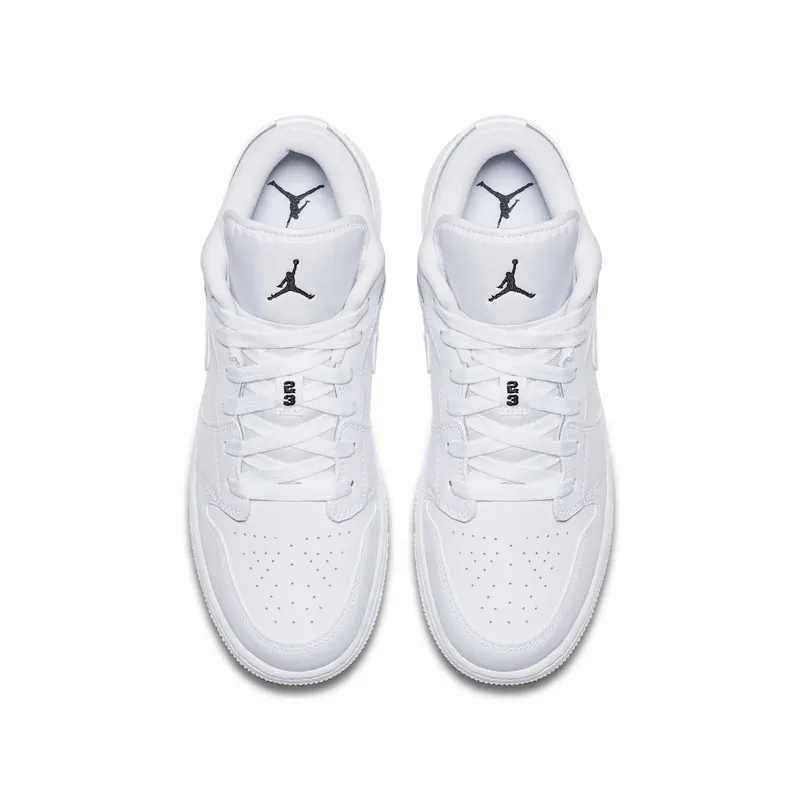 Jordan 1 Low White Black Wings White/White/Black (553560-101)