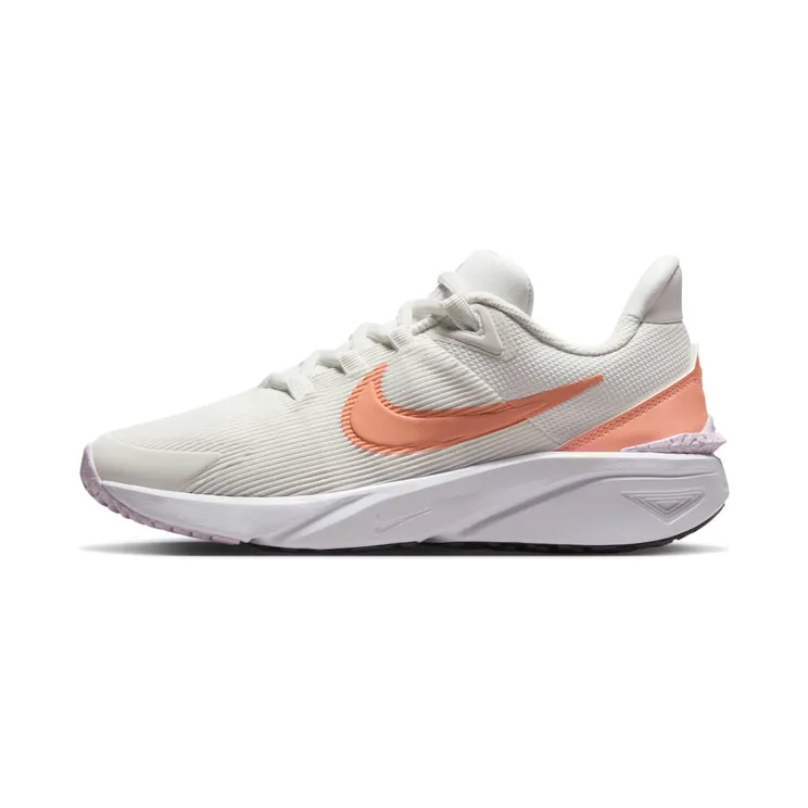 Nike Star Runner 4 “Summit White / White / Black / Apricot Agate” (DX7615-104)