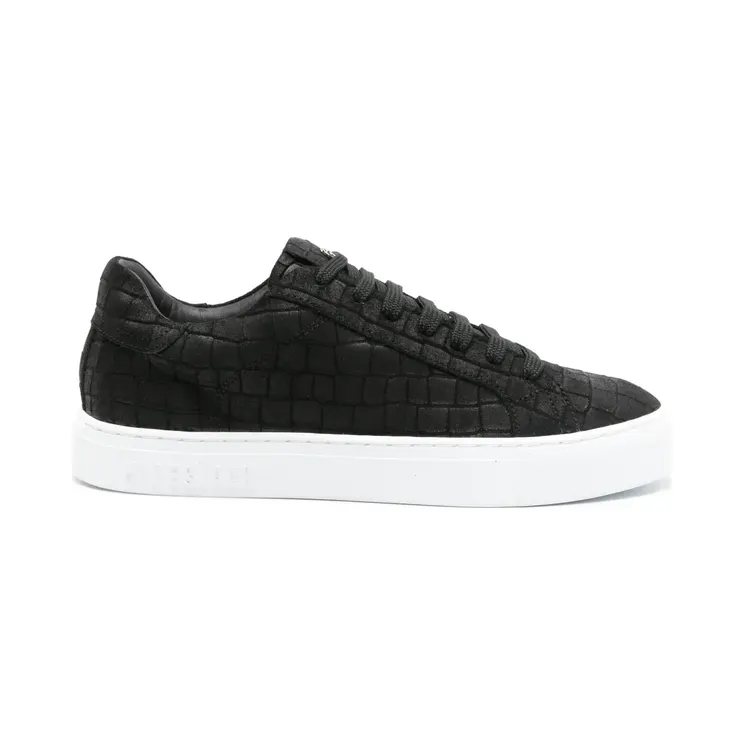 Hide&Jack Hide&Jack Essence aus Wildleder “Black” (ECROLBLKWHT)