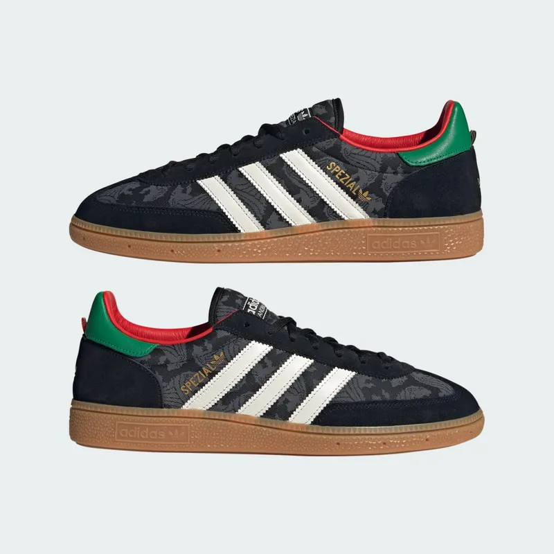 Adidas HANDBALL SPEZIAL Shoes Core Black / Core White / Green (HQ7261)