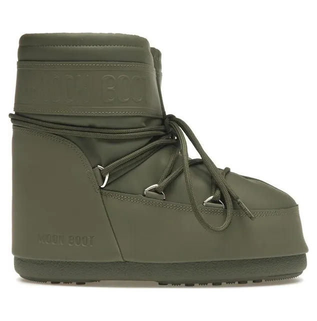 Moon Boot Icon Rubber Low Boot Khaki (80D1409380-M006)