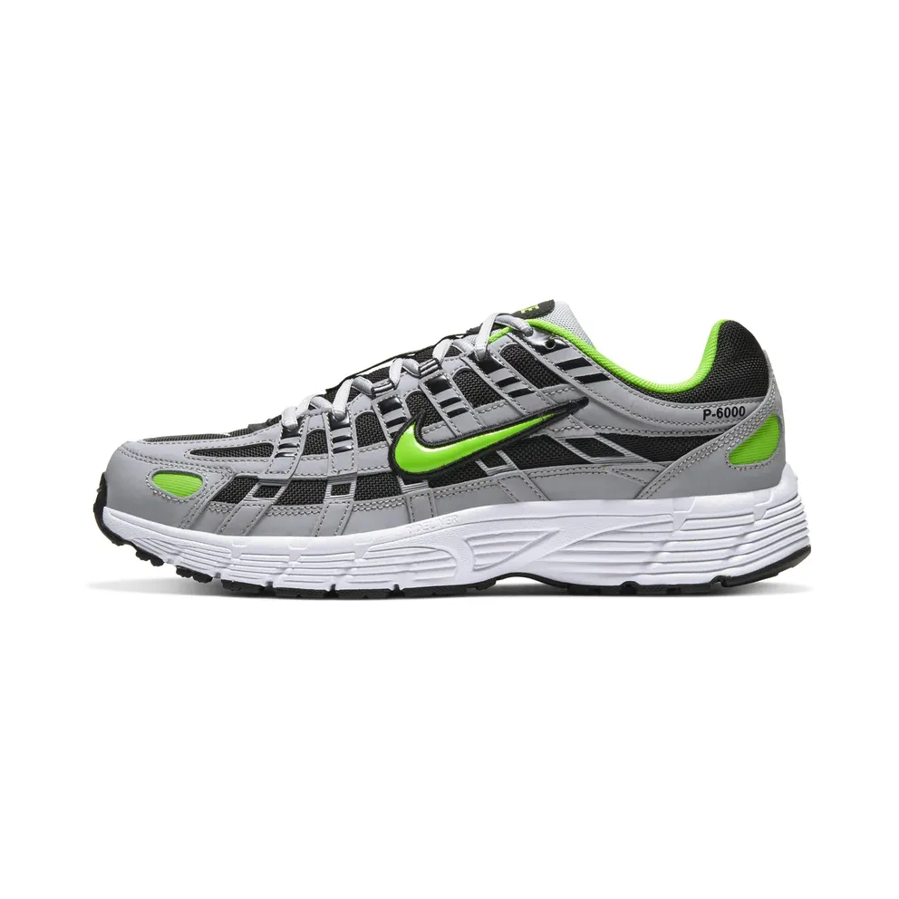 Nike P-6000 ‘Electric Green’ “Wolf Grey / Black / White / Electric Green” (CD6404-005)