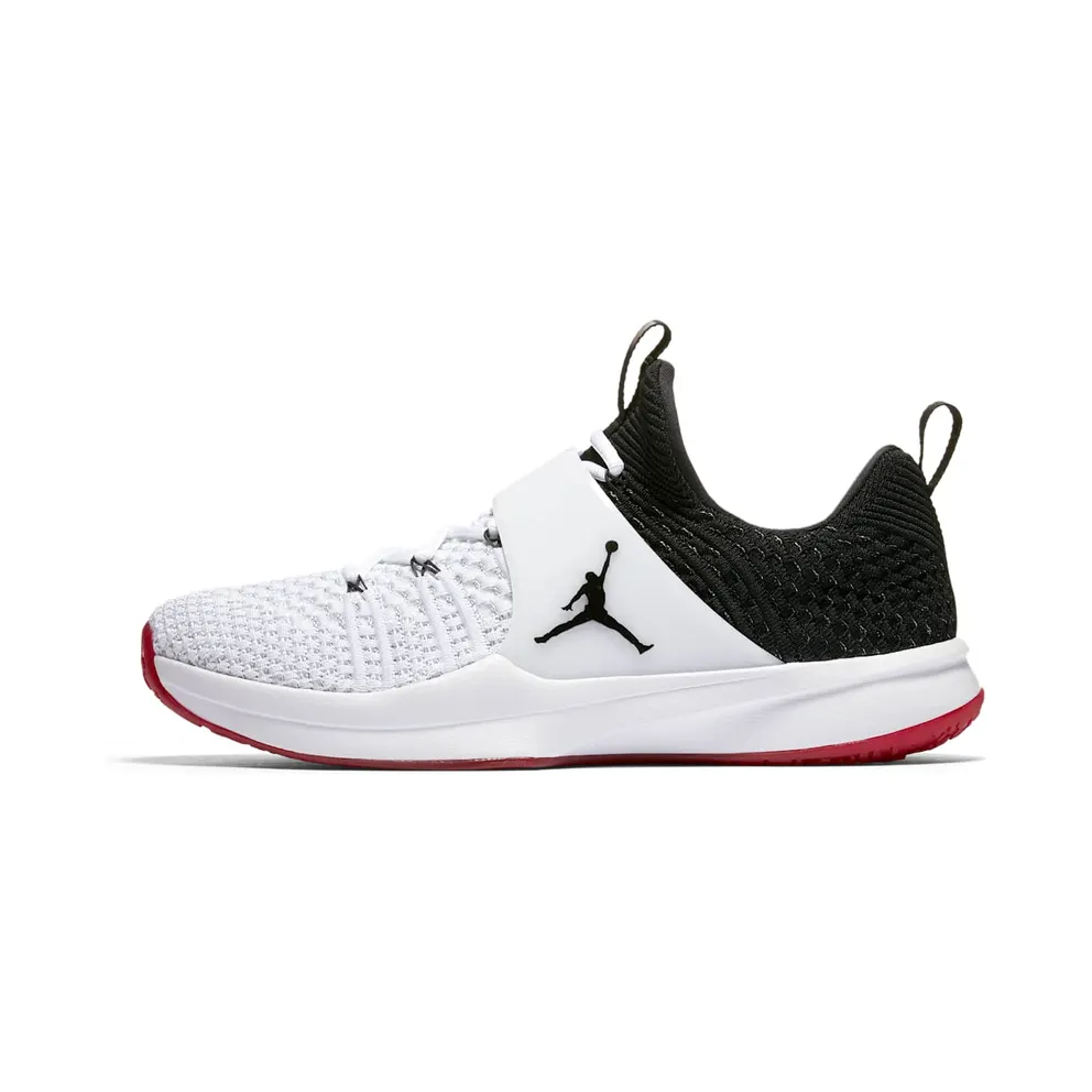 Jordan Trainer 2 Flyknit White Black Red White/Black-Gym Red (921210-101)