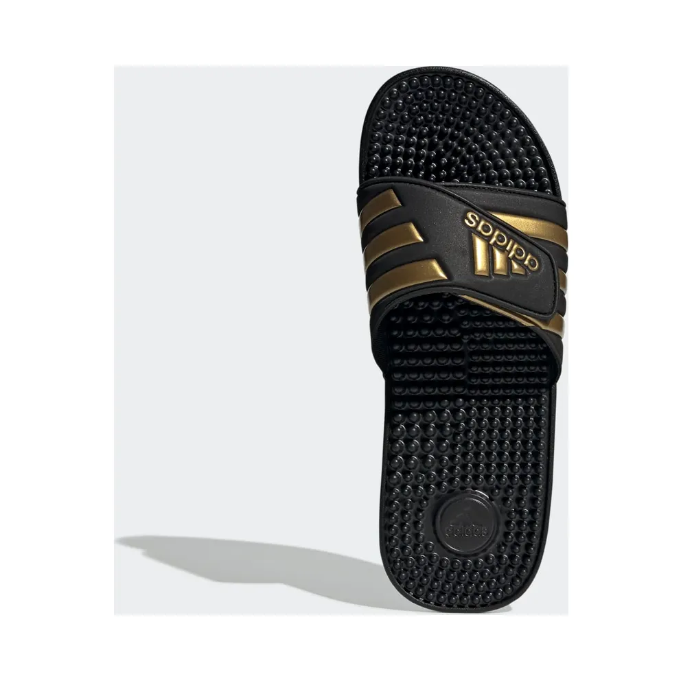 Adidas Adissage Slides Core Black / Gold Metallic / Core Black (EG6517)