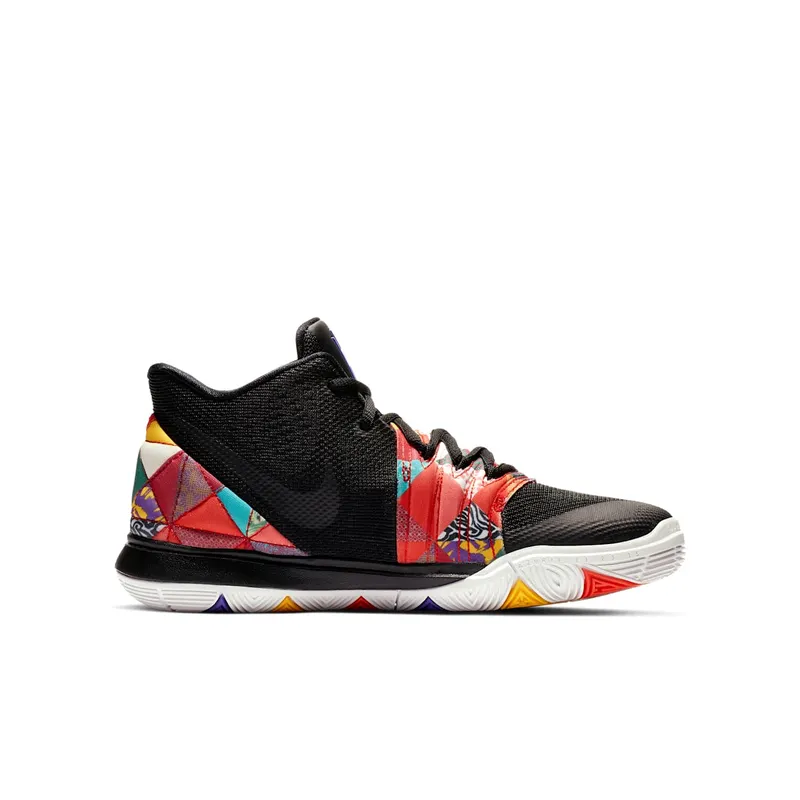 Nike Kyrie 5 Chinese New Year 2019 (GS) Black/Summit White-Black (AQ2456-010)