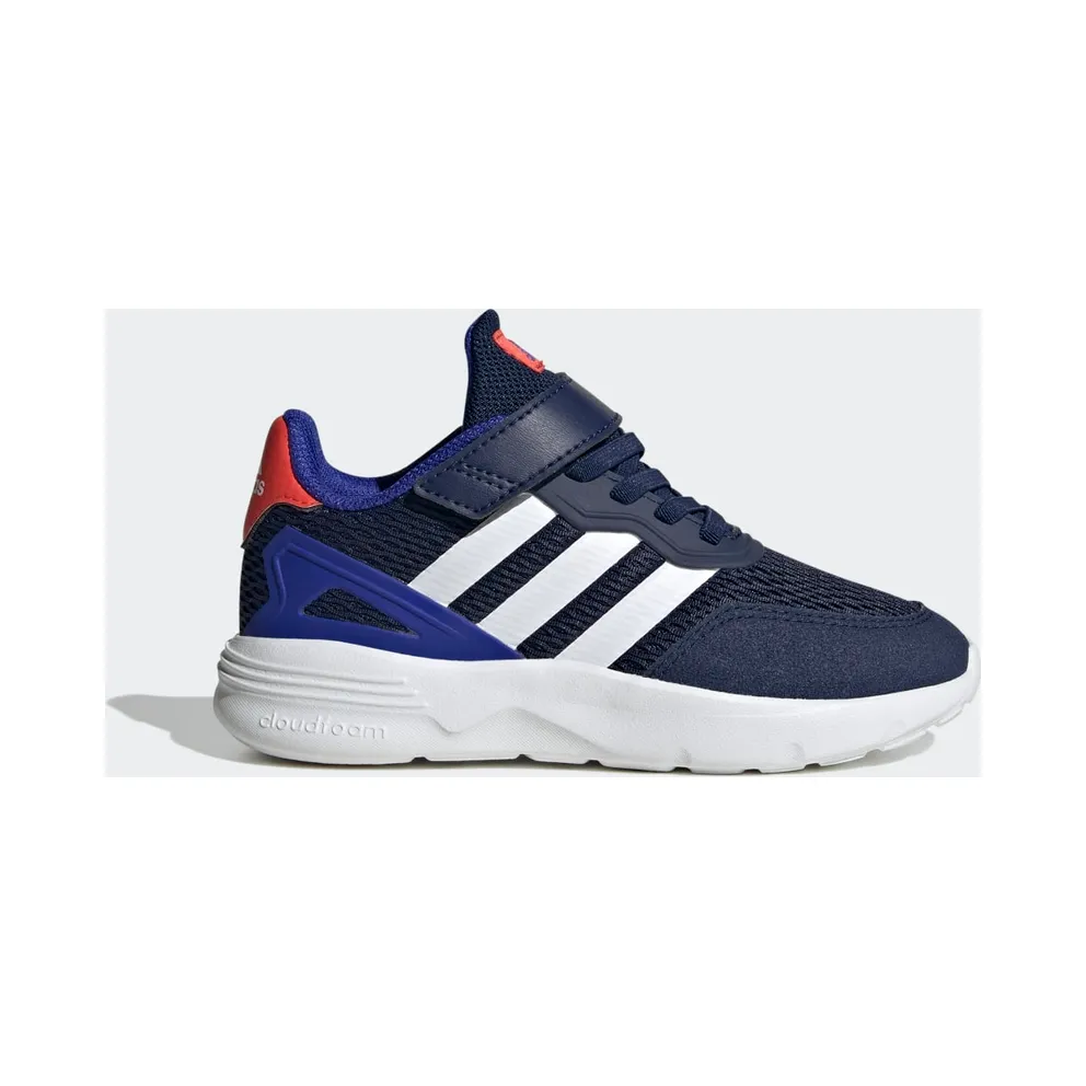 Adidas Nebzed Lifestyle Running Elastic Lace Top Strap Dark Blue / Cloud White / Lucid Blue (HQ6145)