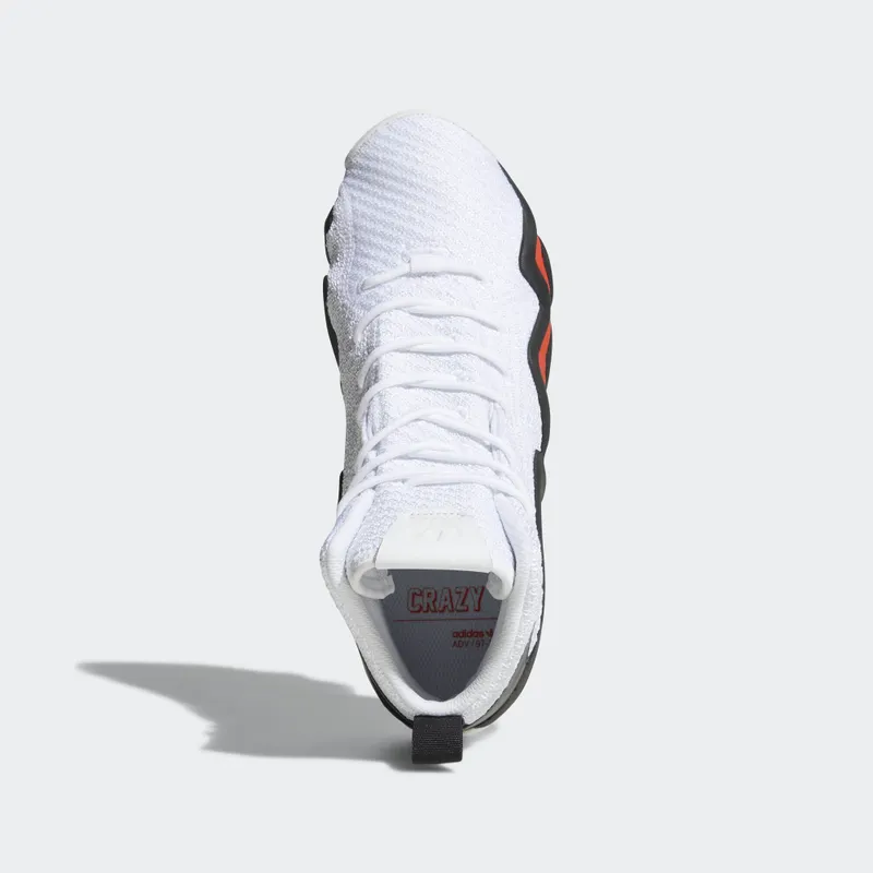 Adidas Crazy 8 ADV Primeknit ‘White Black Red’ Footwear White/Core Black/Hi-Res Red (CQ0987)