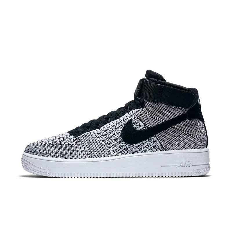 Nike Af1 Ultra Flyknit Mid Black/Black-White