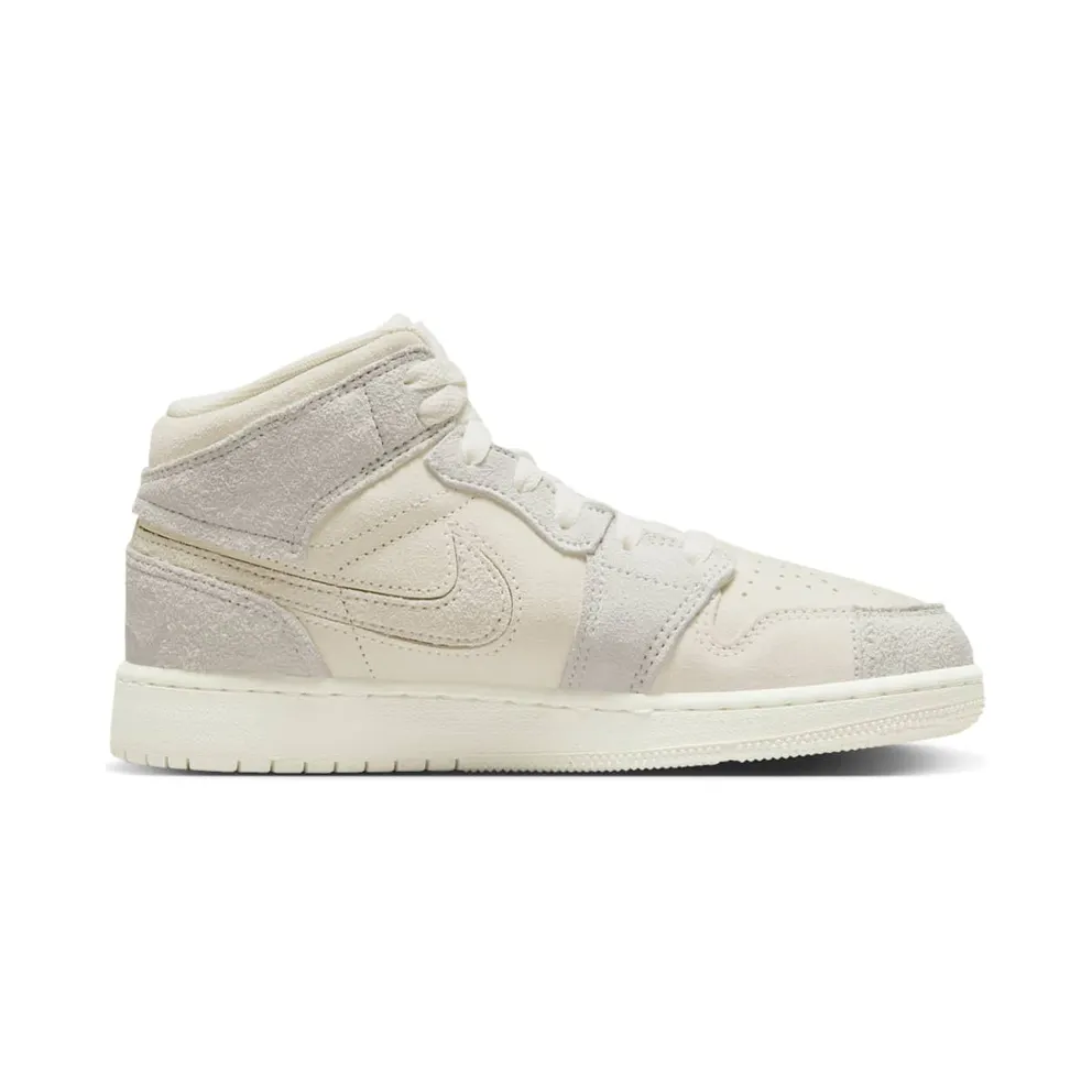 Jordan 1 Mid SE GS “Craft Pale Ivory” (FN7449-100)