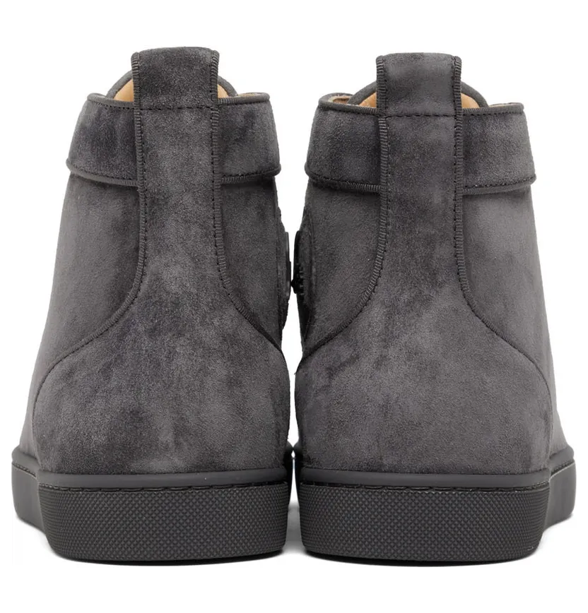 Christian Louboutin Grey Louis Orlato High Sneakers (3161213) (2)