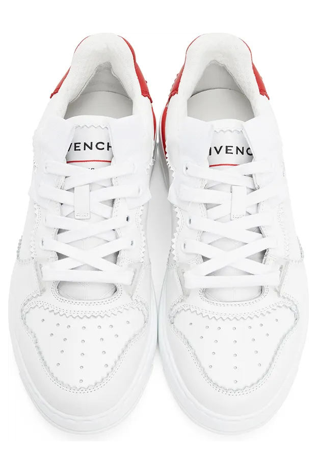 Givenchy White & Red Two Tone Wing 2020 Sneakers (BH003RH0PJ) (5)
