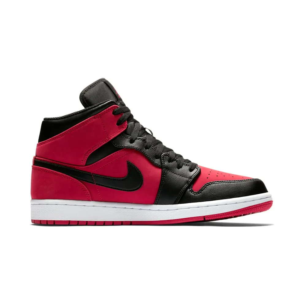 Jordan 1 Mid Gym Red Black (GS) Gym Red/Black-White (554725-610)