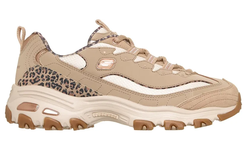 Skechers D’Lites – Wild Charm Sneaker Taupe