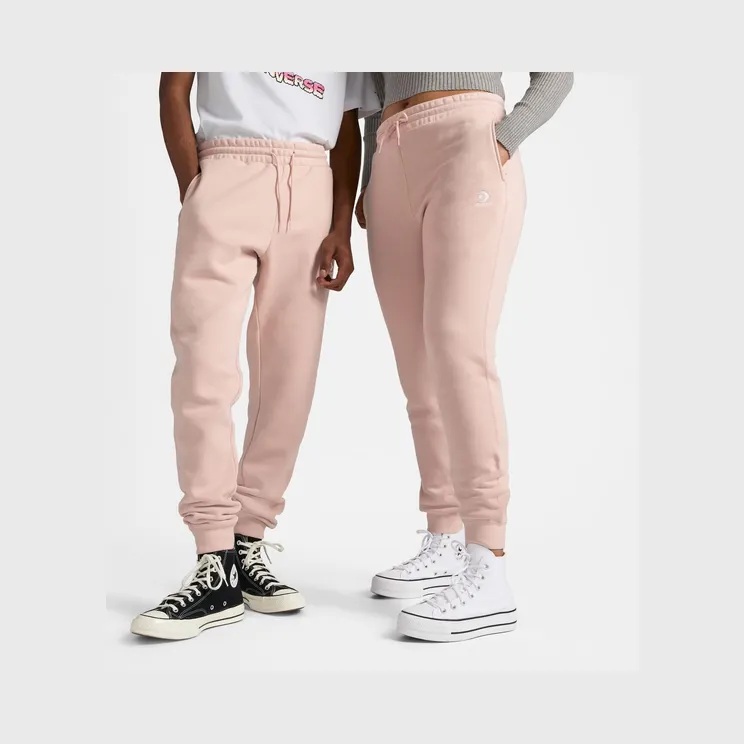 Converse Converse Go-To Embroidered Star Chevron Fleece Sweatpant met standaardpasvorm Pink Sage