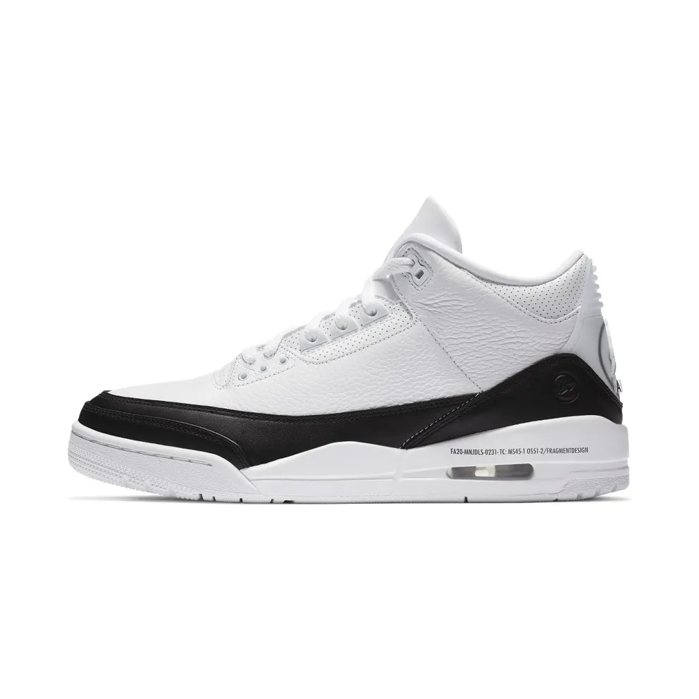 Jordan 3 Retro Fragment White/White-Black (DA3595-100)