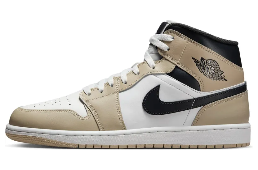Jordan 1 Mid Summit White Off Noir Rattan (DQ8426-153)