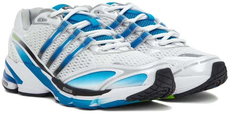 Adidas Supernova Cushion 7 Cloud White / Blue Rush / Semi Solar Green (GY5241)