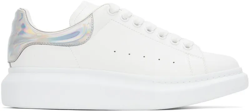 Alexander McQueen White & Silver Oversized (688525WHVIU9071)