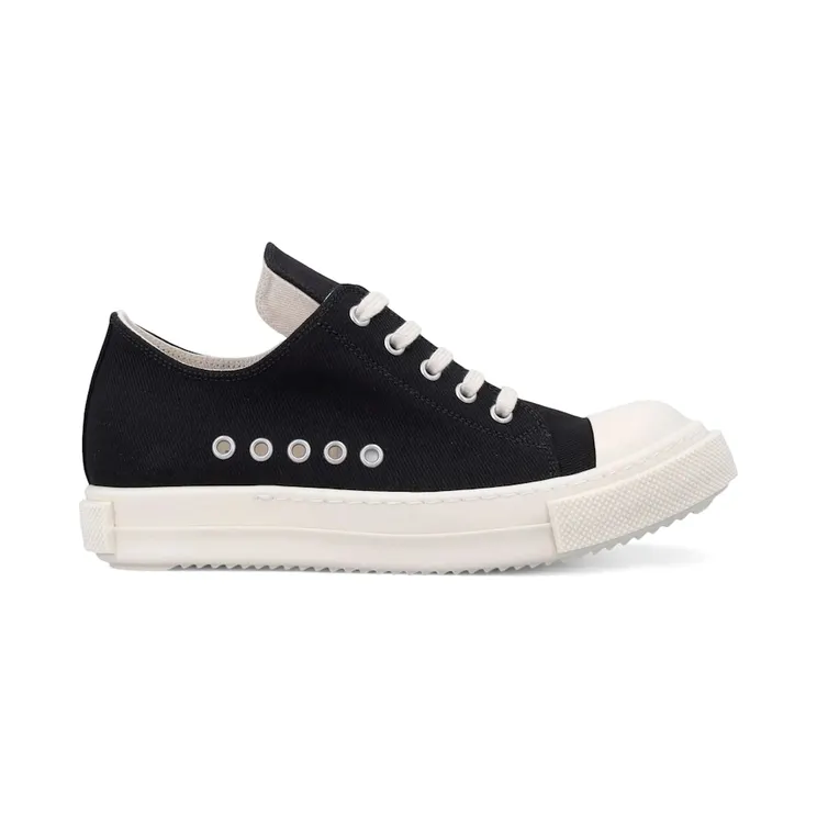 Rick Owens DRKSHDW Extreme Low Sneakers Black Milk (DS01F4822-DOEH4-911)
