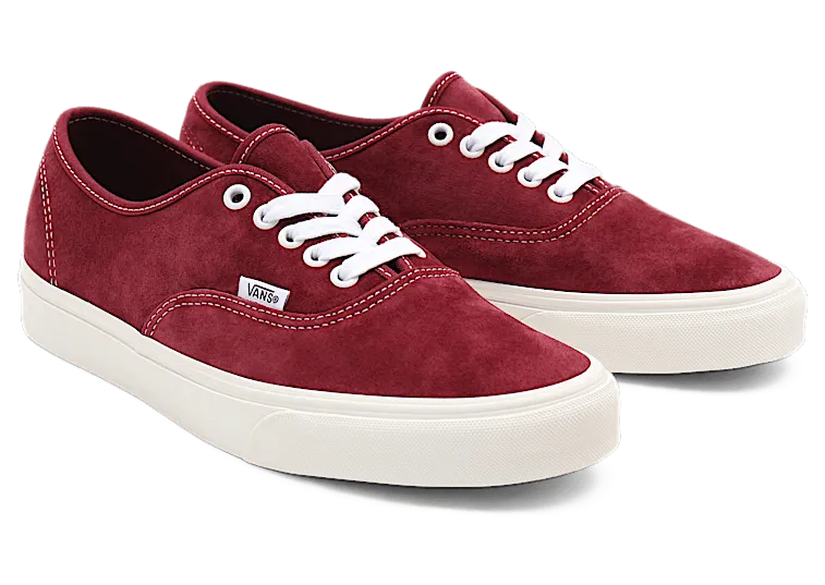 Vans Pig Suede Authentic “Pig Suede Pomegranate Snow White” (VN0A5HZS9G8)