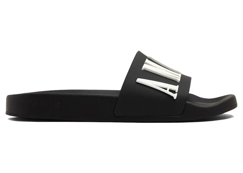 AMIRI Pool Slide Black White (PXWFF001-004)