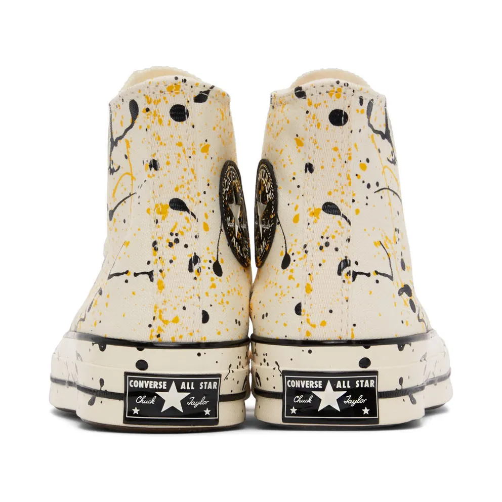 Converse Chuck 70 Archive Paint Splatter Egret/Black/amarillo (A01170C)